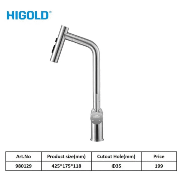 HIGOLD Piniz Pull-out Faucet - Image 4