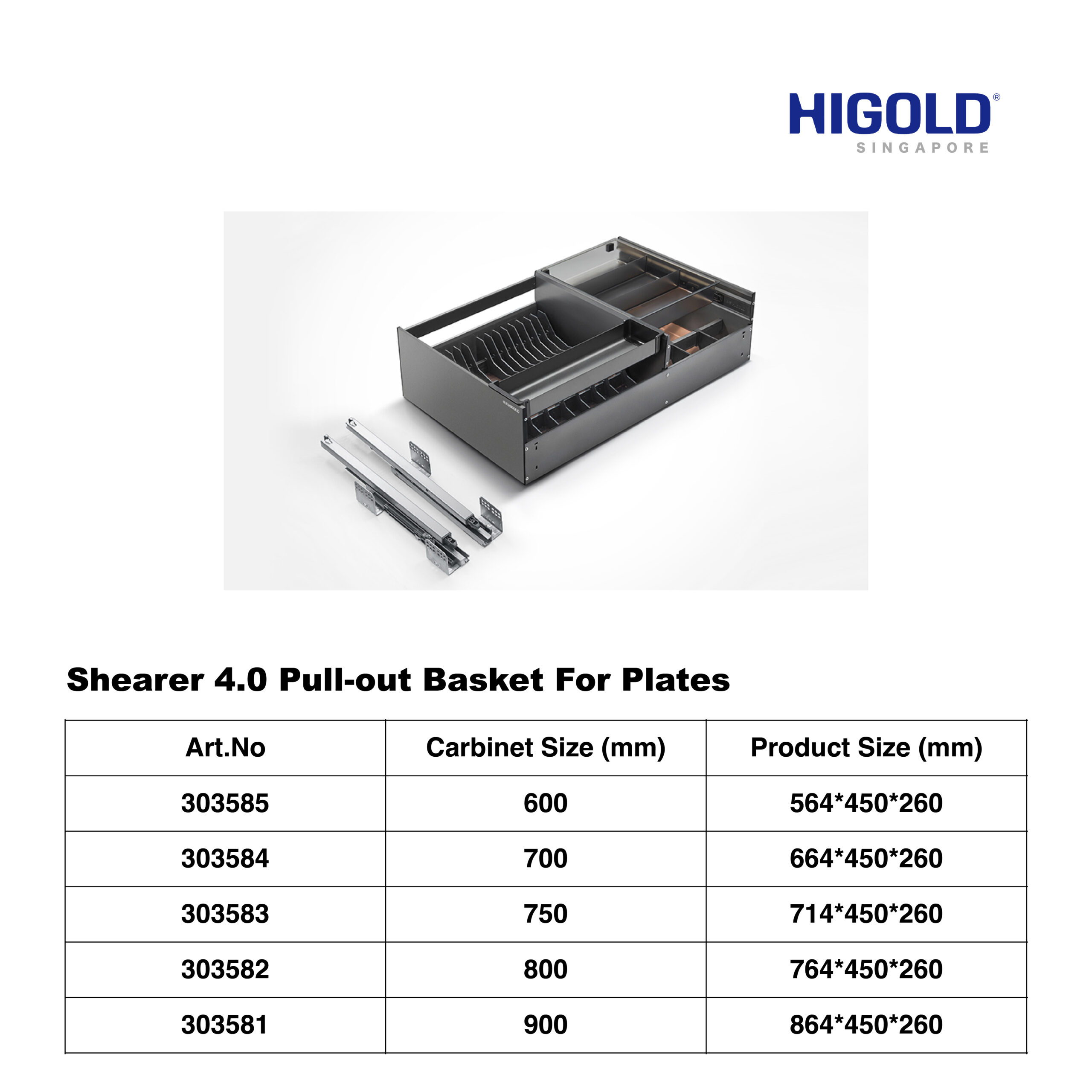 HIGOLD Shearer 4.0 Pull-out Basket - Image 2