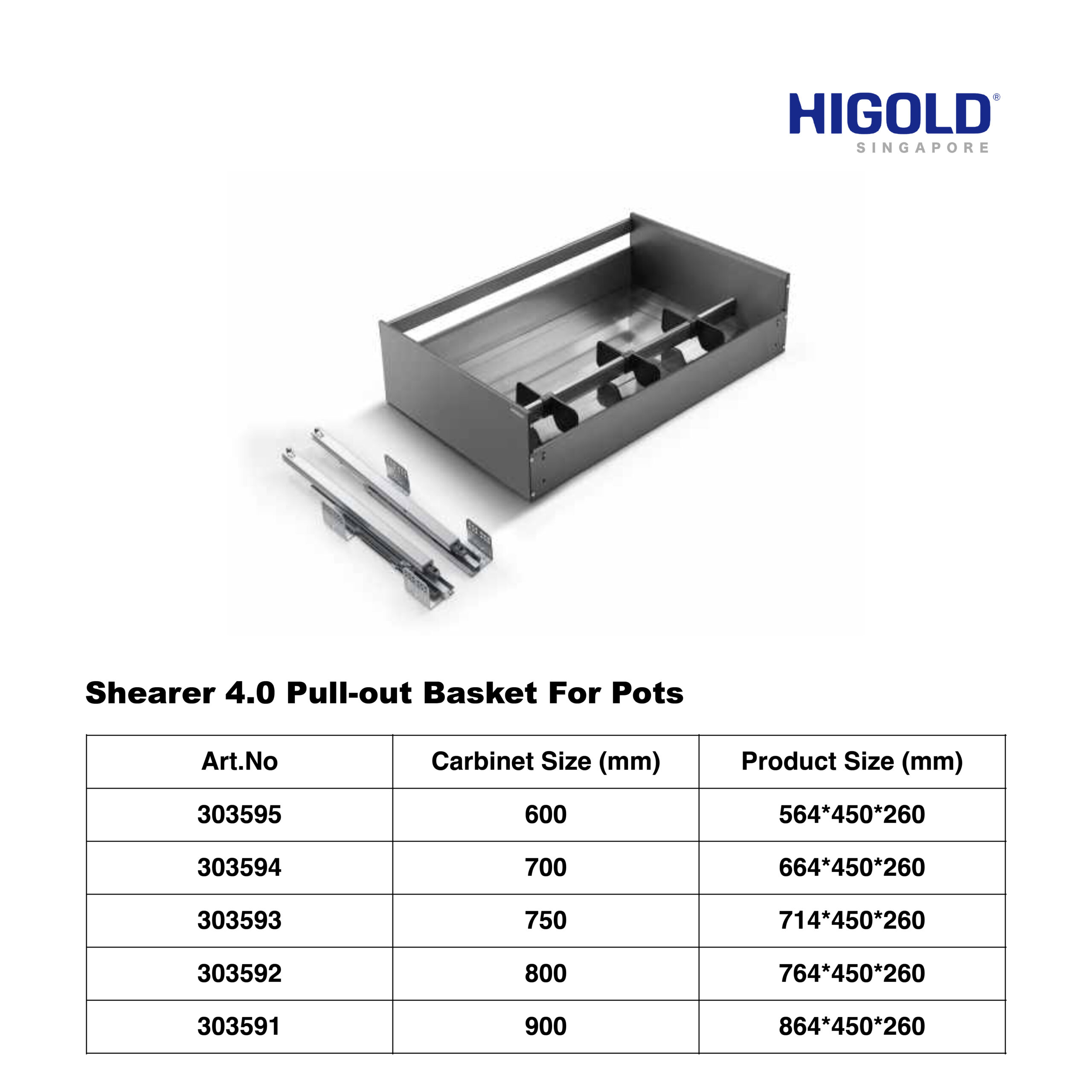 HIGOLD Shearer 4.0 Pull-out Basket - Image 3