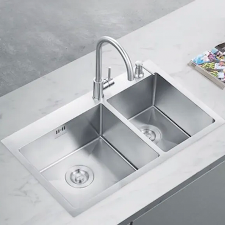 HIGOLD 304 stainless steel kitchen sink, chopping board package. can use for both top-mount or under-mount - Image 5