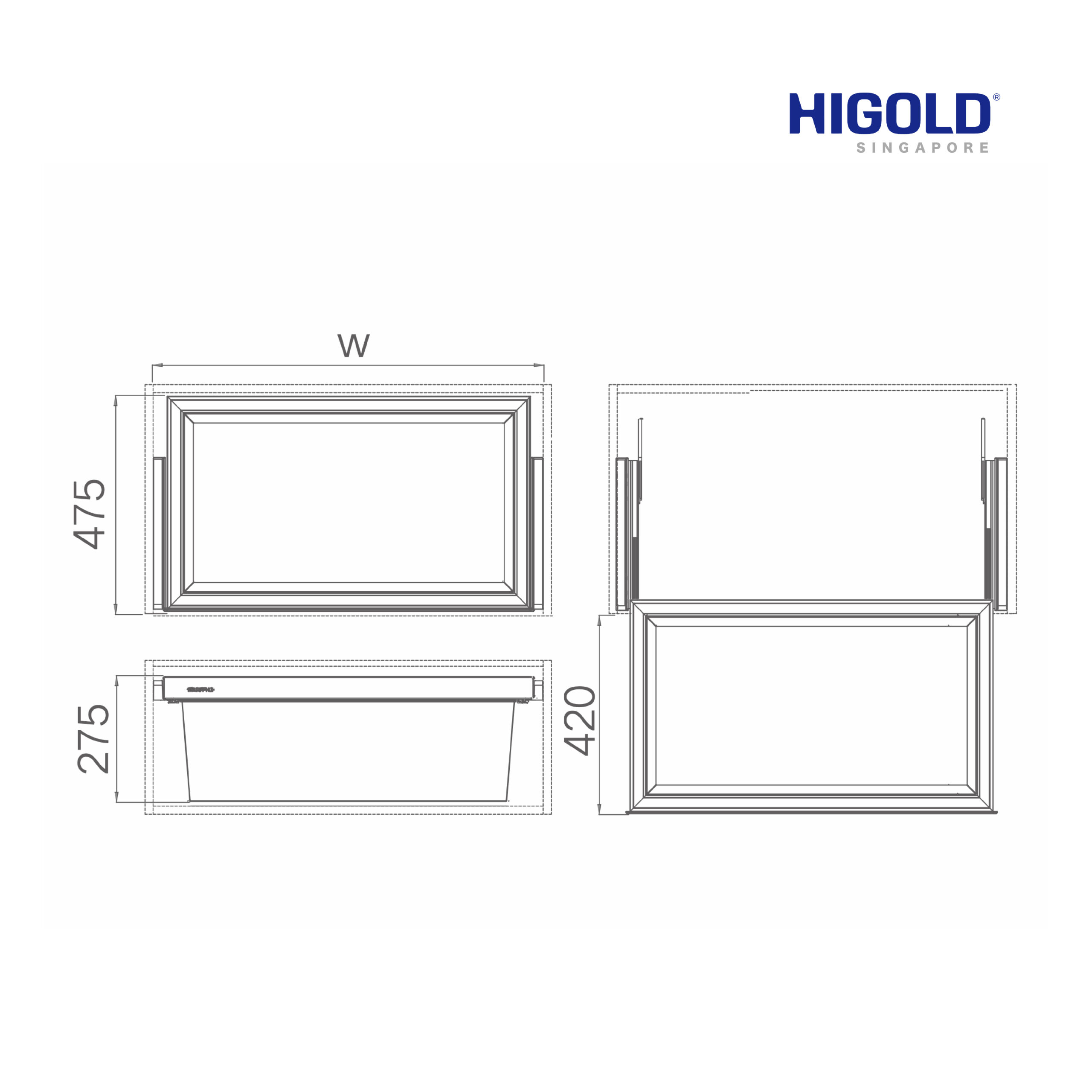 HIGOLD Armani Leather Basket - Image 4