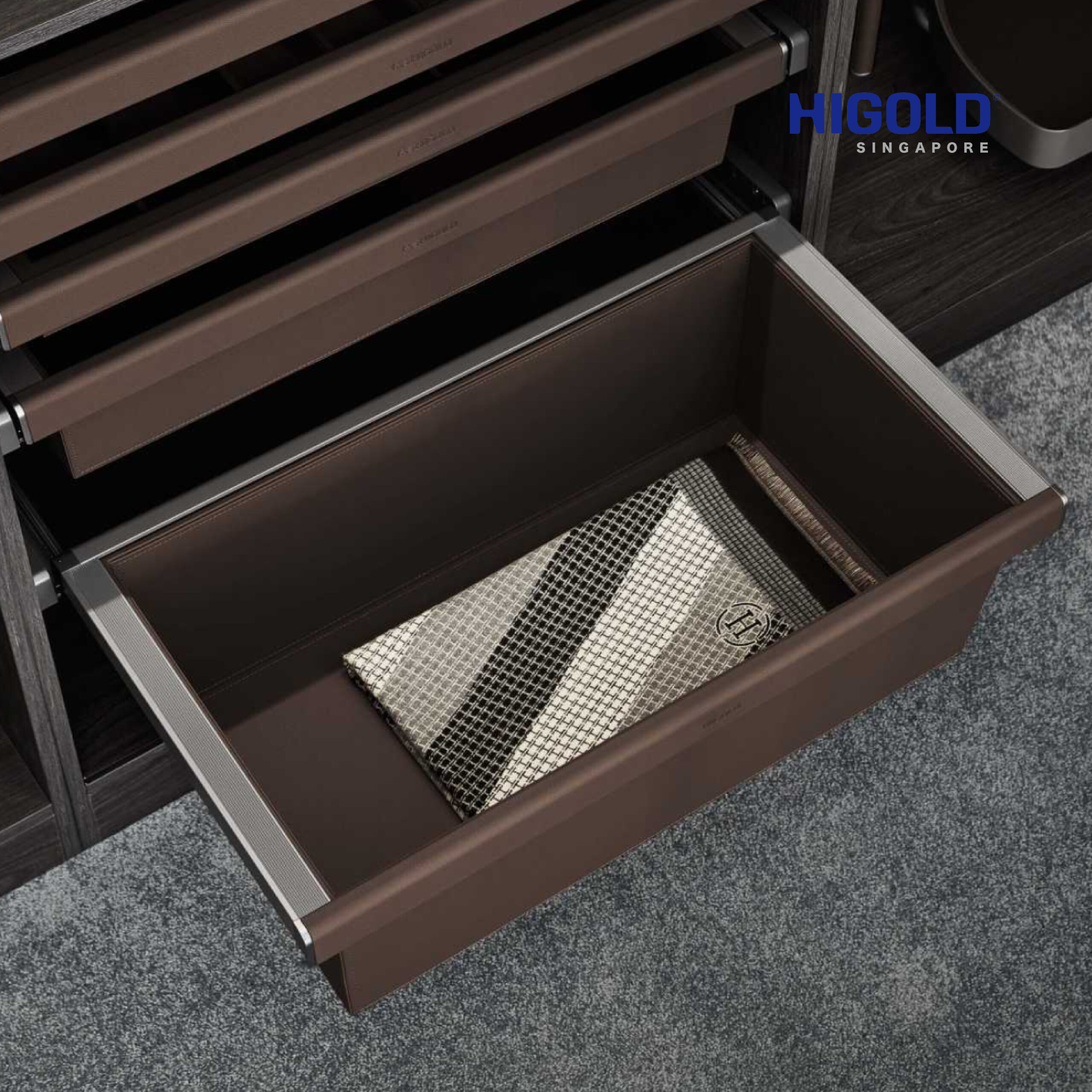 HIGOLD Armani Leather Basket - Image 3