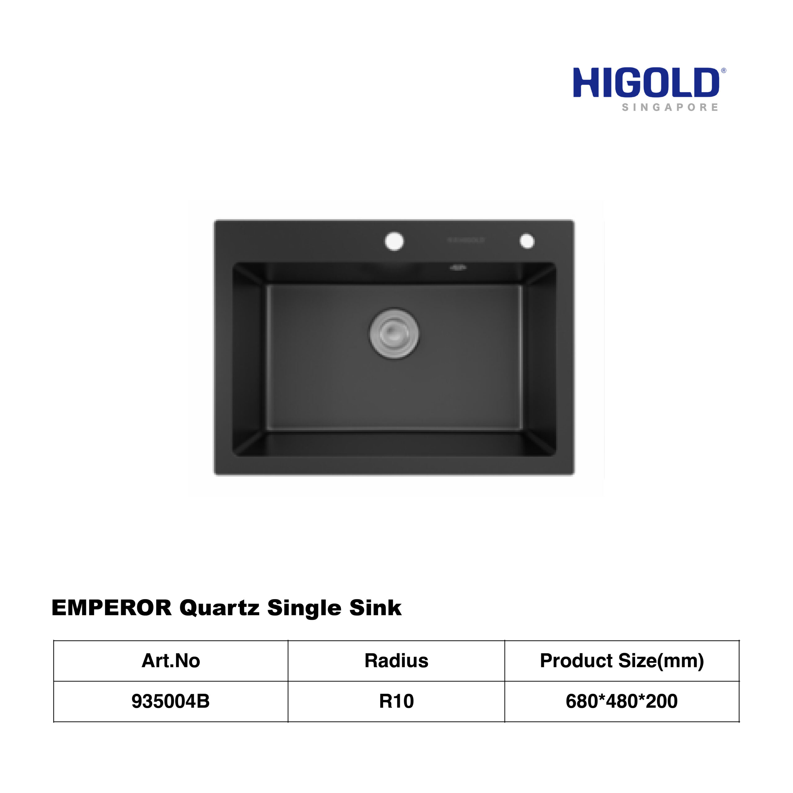 HIGOLD EMPEROR Quartz Single/Double Sink - Image 5