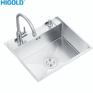 HIGOLD 304 stainless steel kitchen sink, chopping board package. can use for both top-mount or under-mount