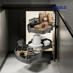 HIGOLD Kitchen Corner Cabinet Pull Out Unit