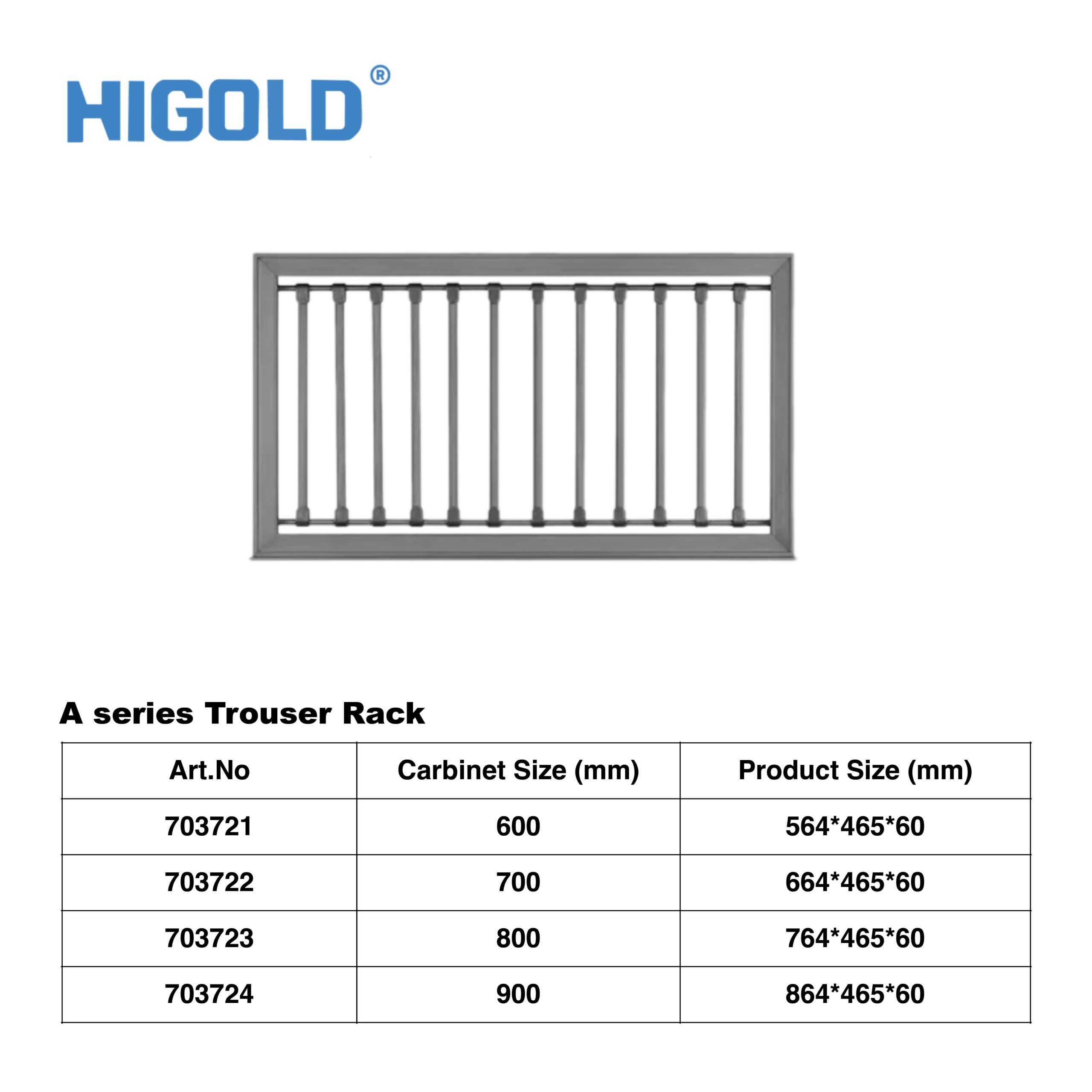 HIGOLD A series Trouser Rack – Creative Home Hardware Supplier Singapore