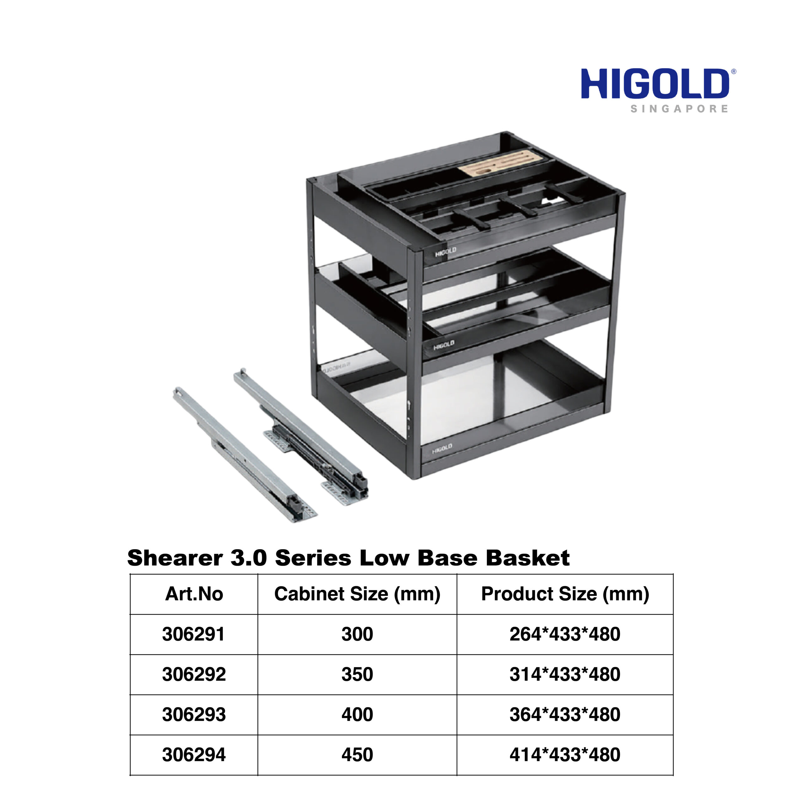 HIGOLD Shearer 3.0 Series Low Base Basket - Image 2