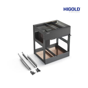 HIGOLD Aluminum Seasoning Pull Out Basket - Shearer Style 4.0