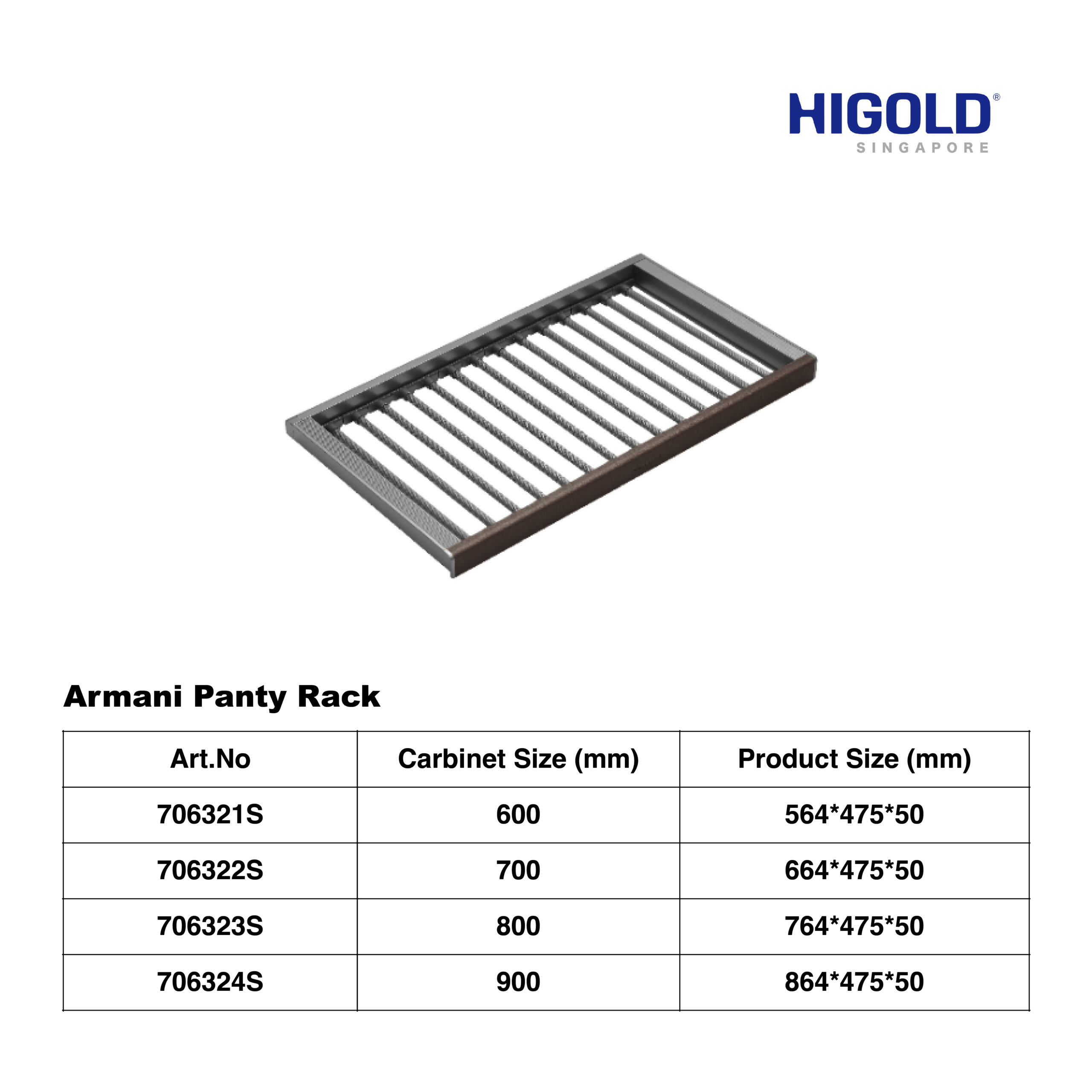 HIGOLD Armani Panty Rack - Image 2