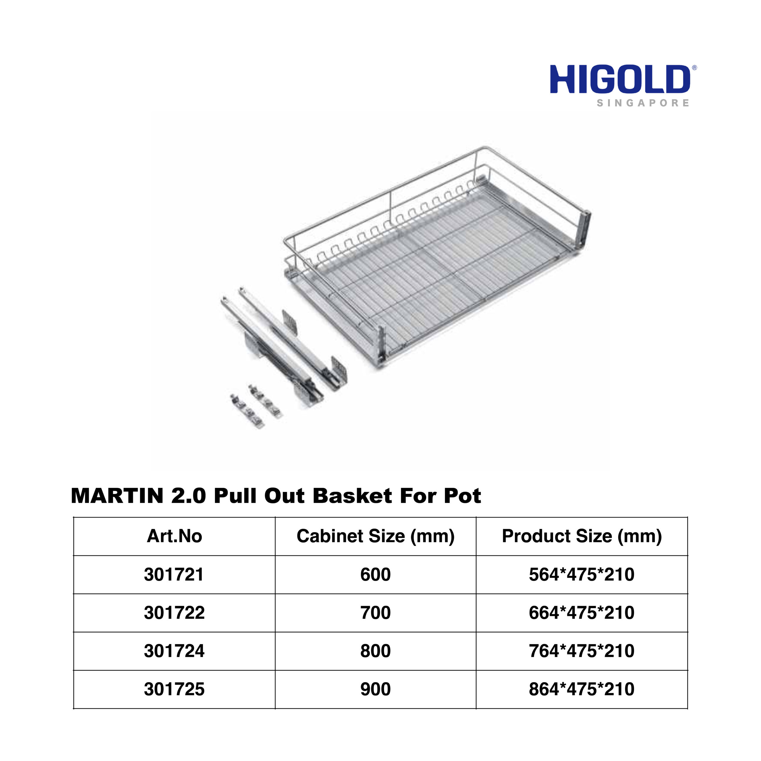 HIGOLD Multi-purpose Pull Out Basket - MARTIN 2.0 - Image 3