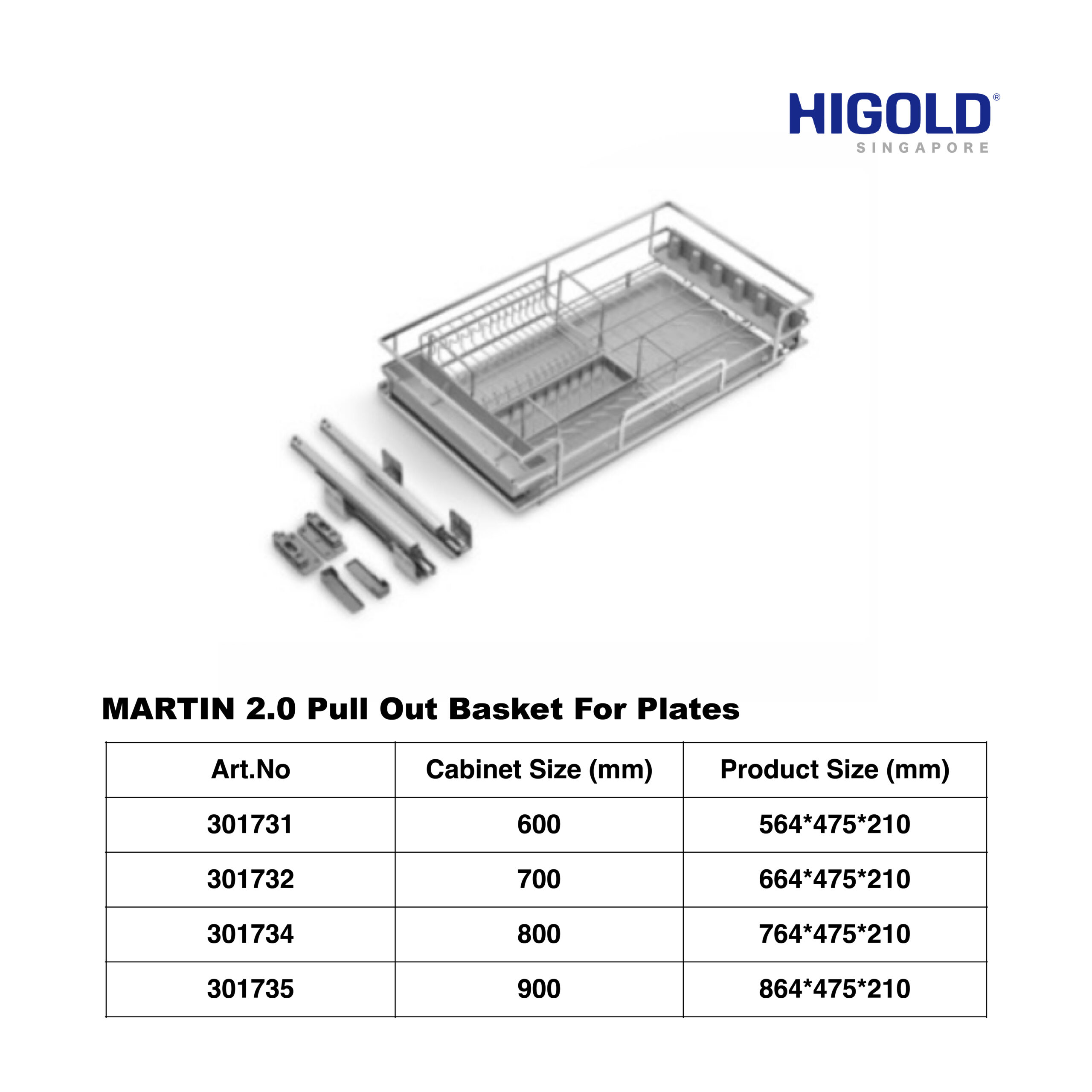 HIGOLD Multi-purpose Pull Out Basket - MARTIN 2.0 - Image 4