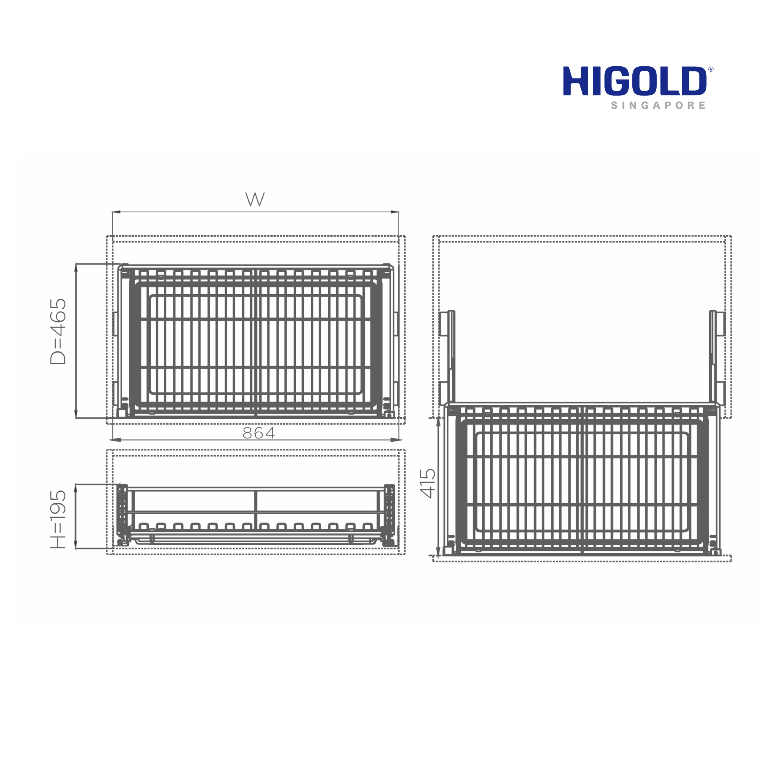 HIGOLD Multi-purpose Pull Out Basket - MARTIN 2.0 - Image 7