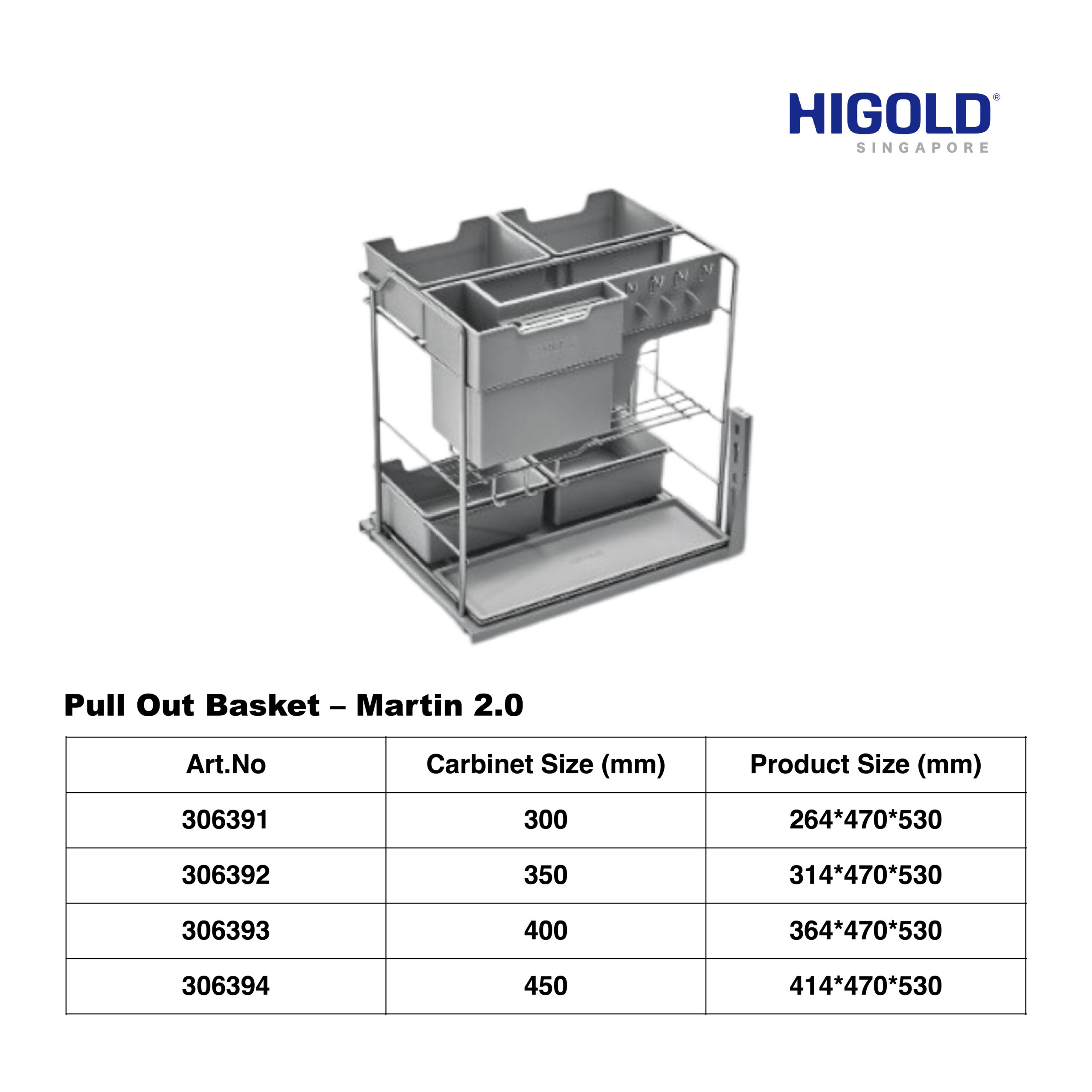 HIGOLD Pull Out Basket - Martin 2.0 - Image 2