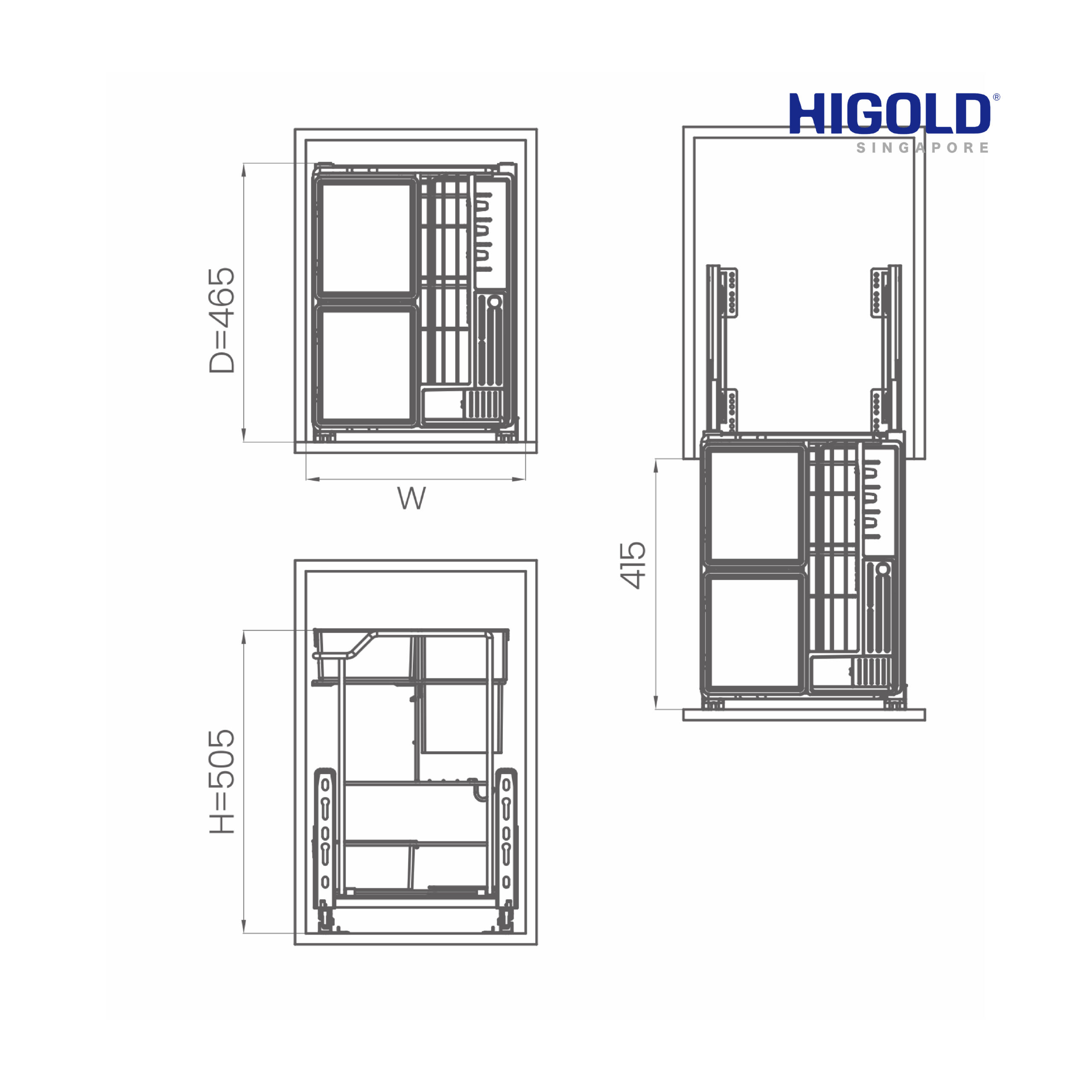 HIGOLD Pull Out Basket - Martin 2.0 - Image 7