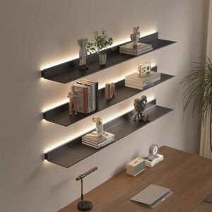 Premium Wall-Mounted Shelf With LED Light Strip(4000k)