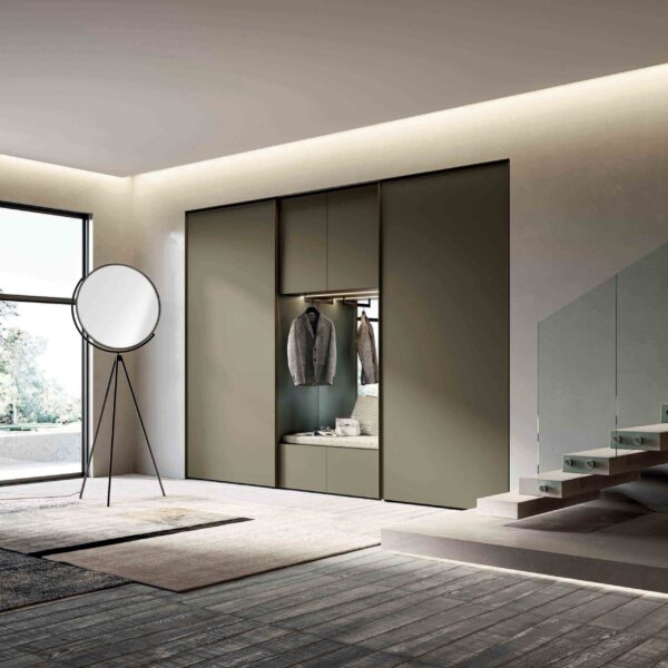 OPK Wardrobe Sliding Door System, Two Ways Soft Close,No Bottom Track