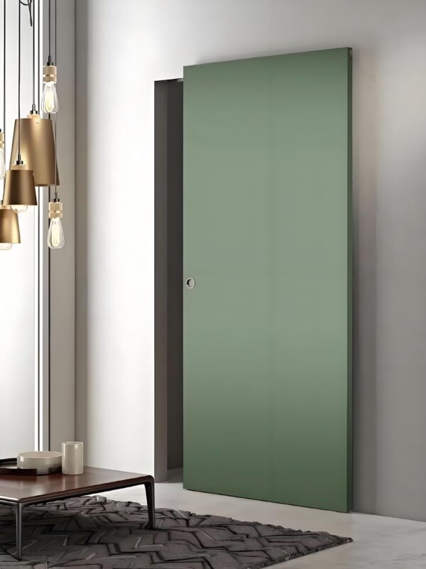 Opk Concealed Sliding Barn Door Hardware with Soft Close Mechanism,No Floor Track - Image 4