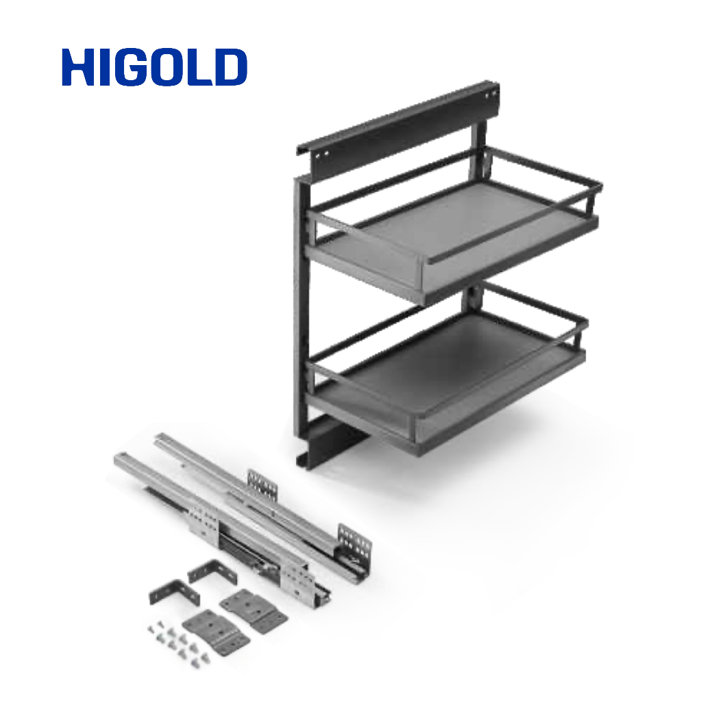 HIGOLD Diamond Style Side 2 Layers Basket