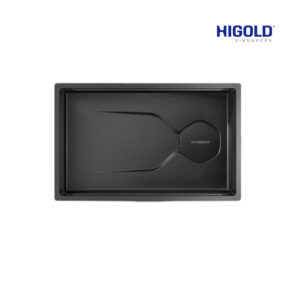 HIGOLD LS1.0 PRO Series SUS 304 Handmade Sink Single Bowl With Steps Stone Texture Surface