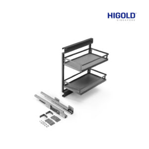 HIGOLD Diamond Style Side 2 Layers Basket