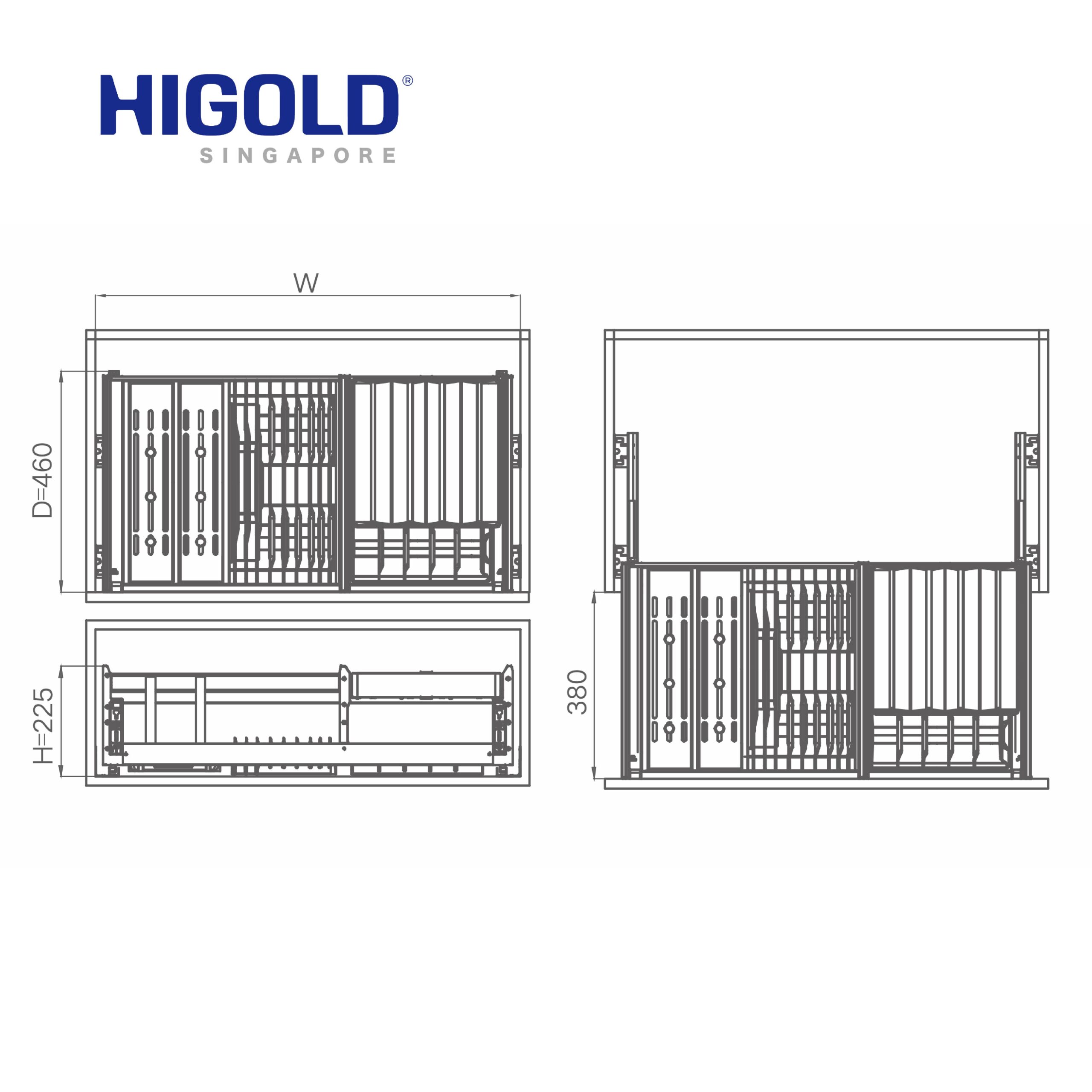 HIGOLD Shearer 4.0 Max Pull Out Basket Drawer - Image 6