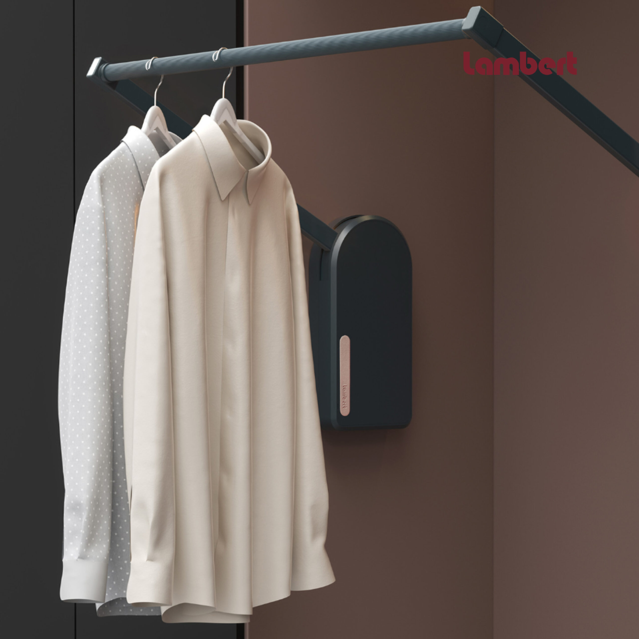 LAMBERT Electric-Pull Down Clothes Rack - Image 6