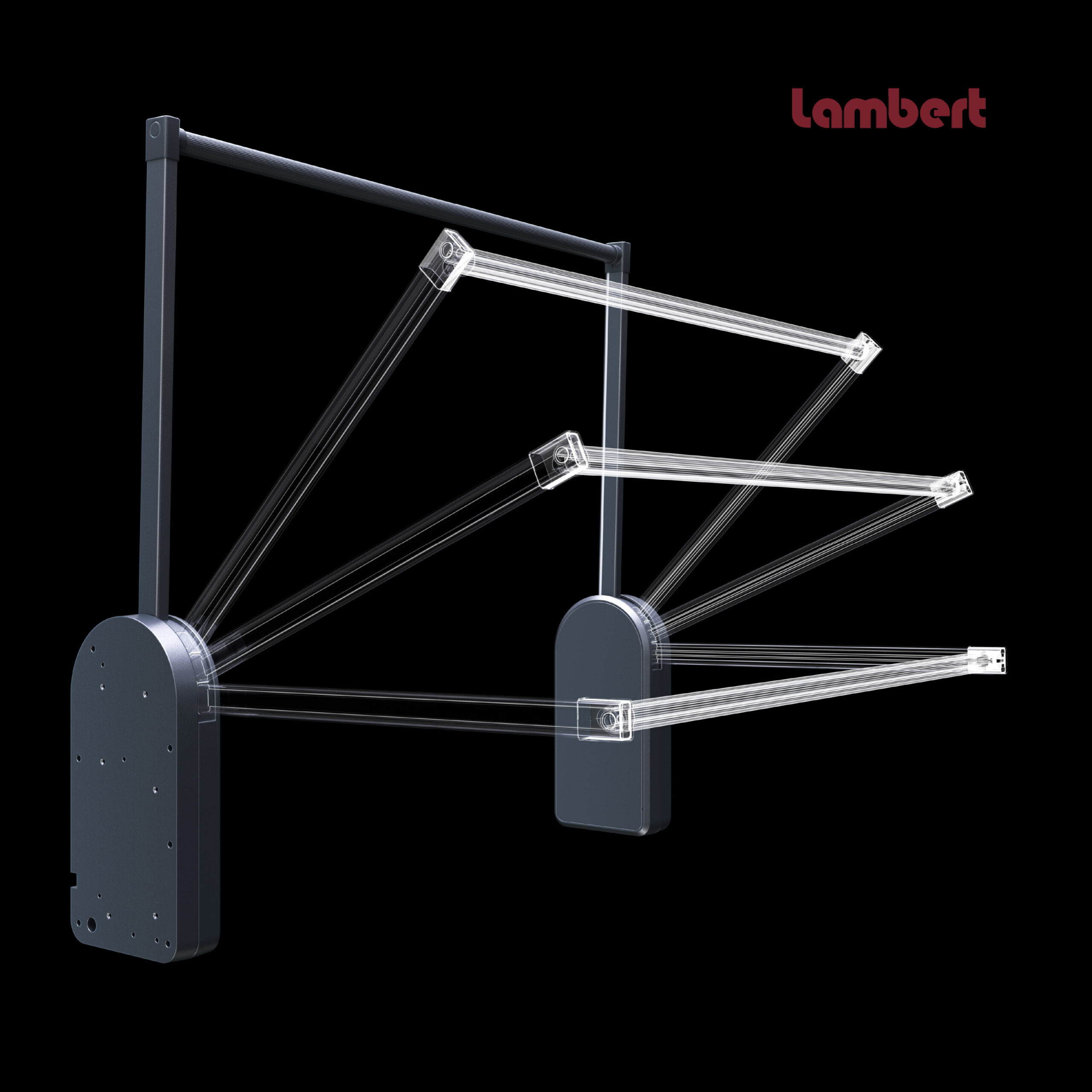 LAMBERT Electric-Pull Down Clothes Rack - Image 7