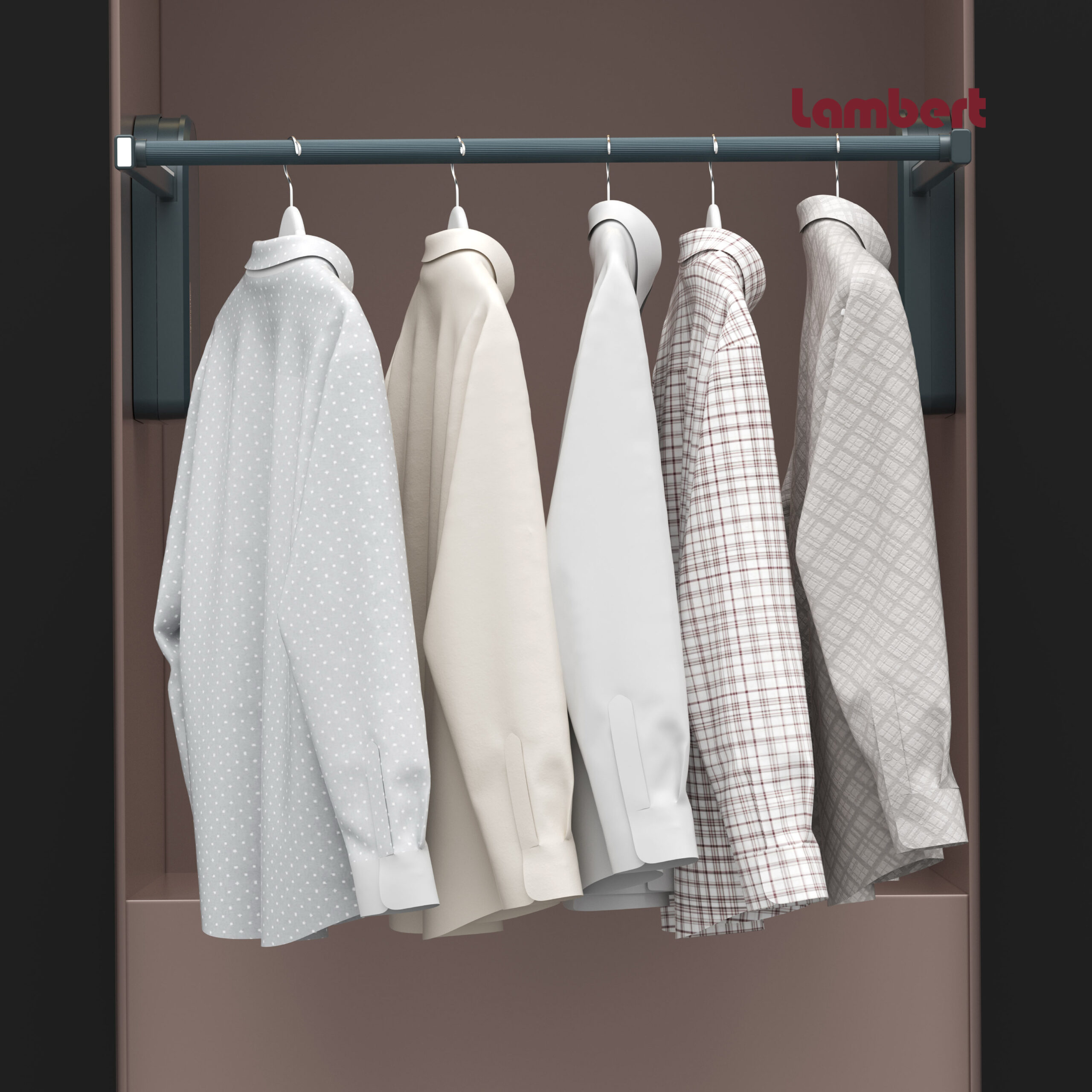 LAMBERT Electric-Pull Down Clothes Rack - Image 8
