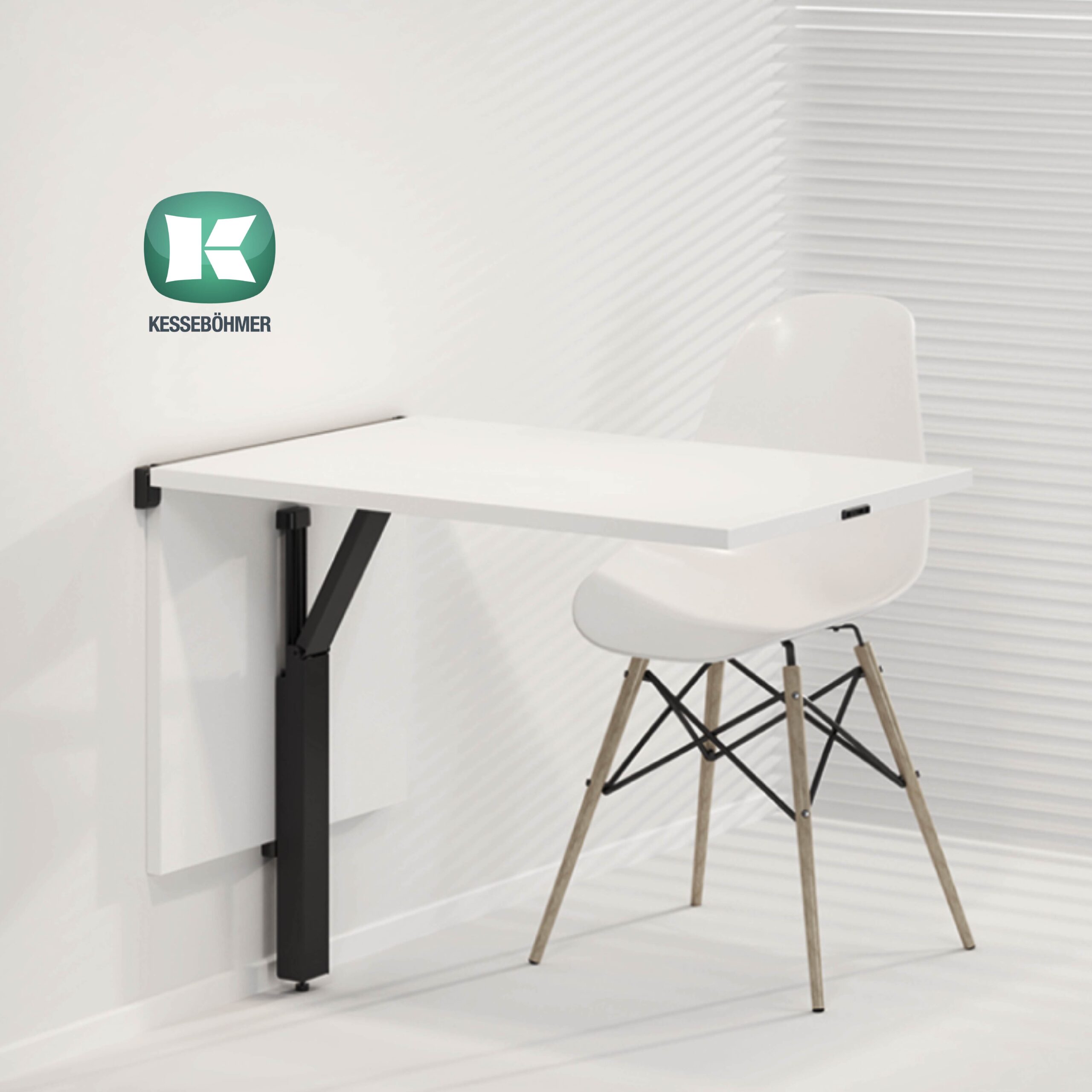KESSEBÖHMER TopSwing Fold-Down Table System with 2 Table Panels