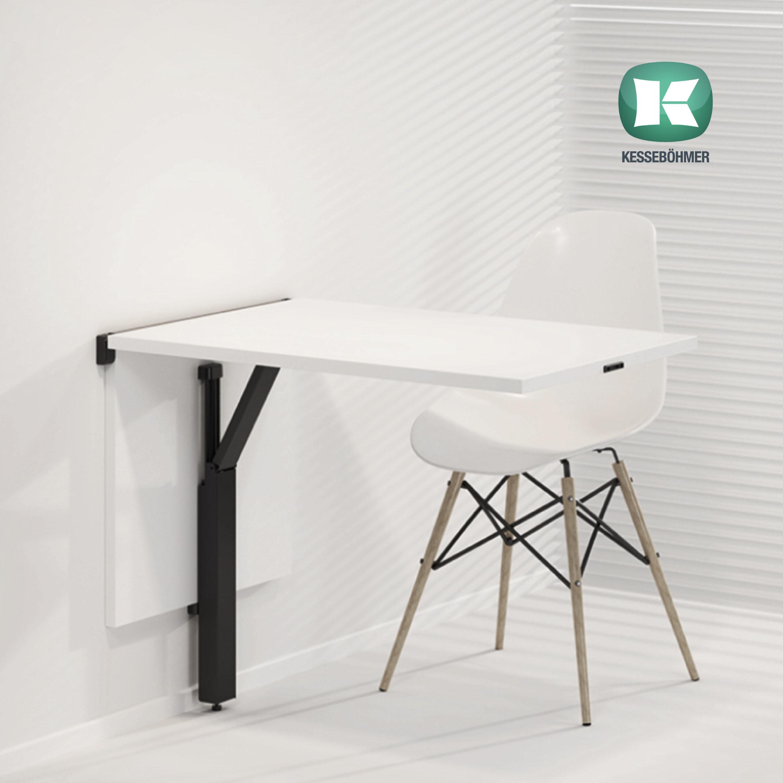 KESSEBÖHMER TopSwing Fold-Down Table System with 2 Table Panels