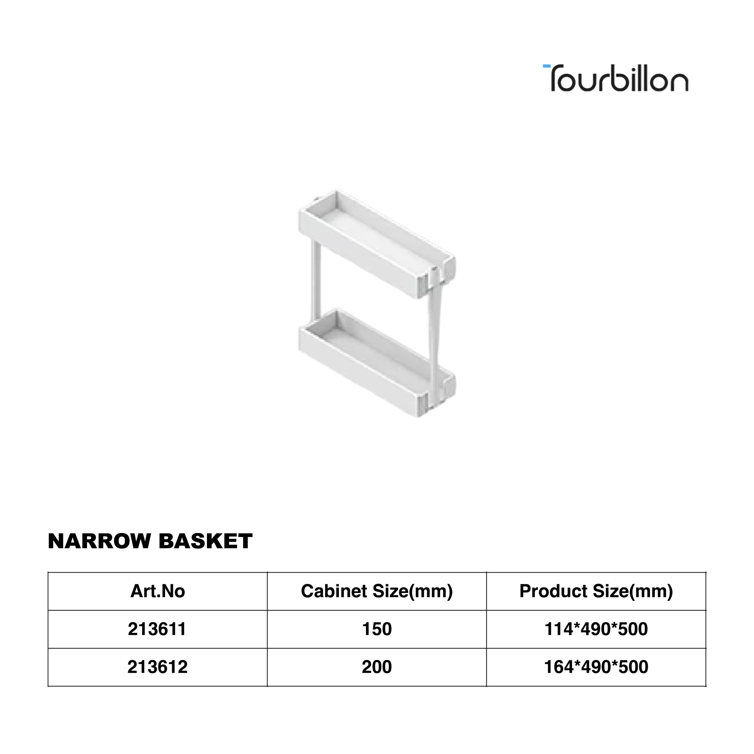 Tourbillon Narrow Basket - Image 2