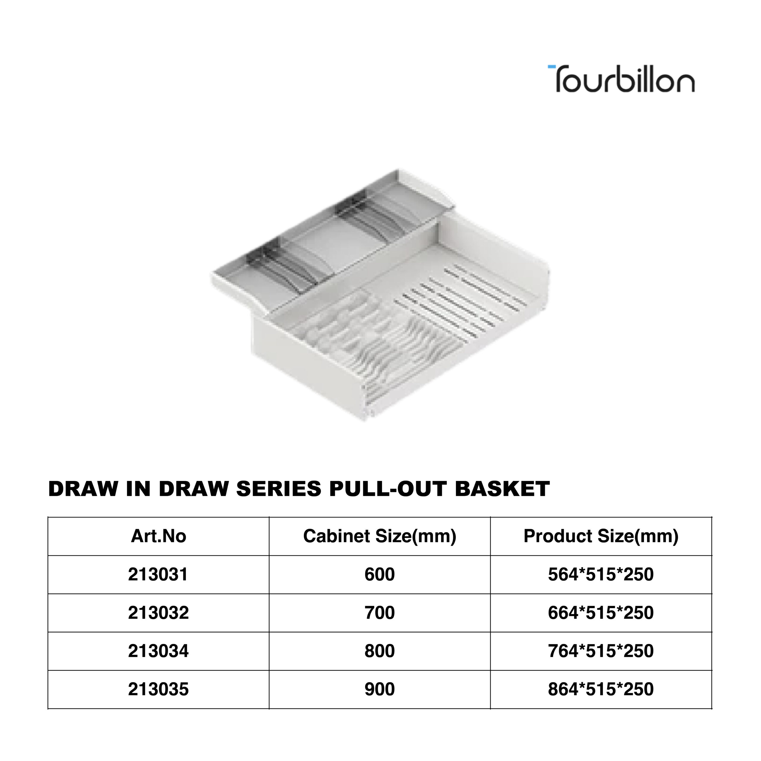 Tourbillon Draw in Draw Series Pull Out Basket - Image 2