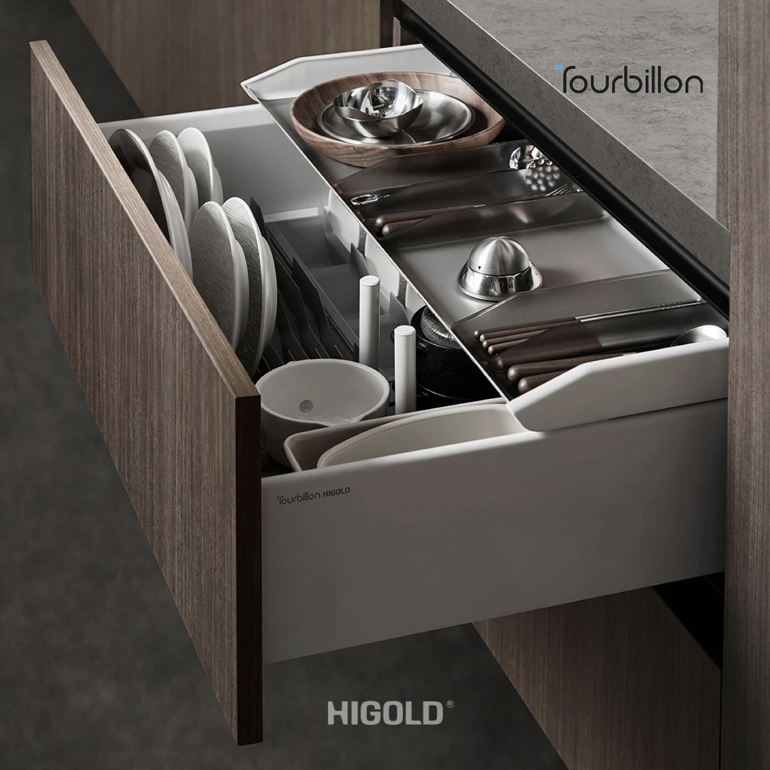 Tourbillon Draw in Draw Series Pull Out Basket - Image 3