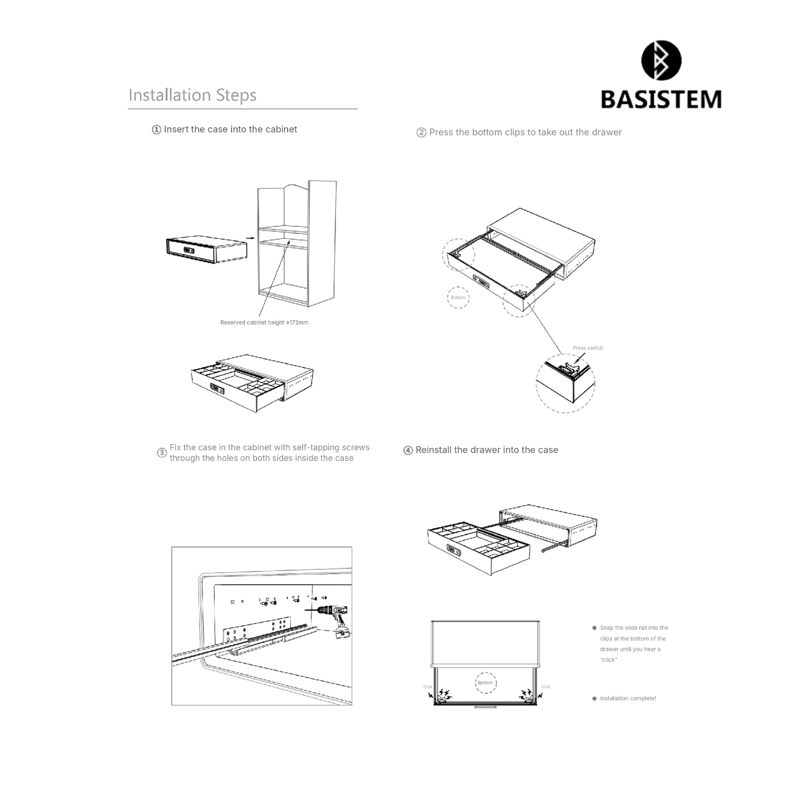 BASISTEM Zug Private Fingerprint Safe - Image 7