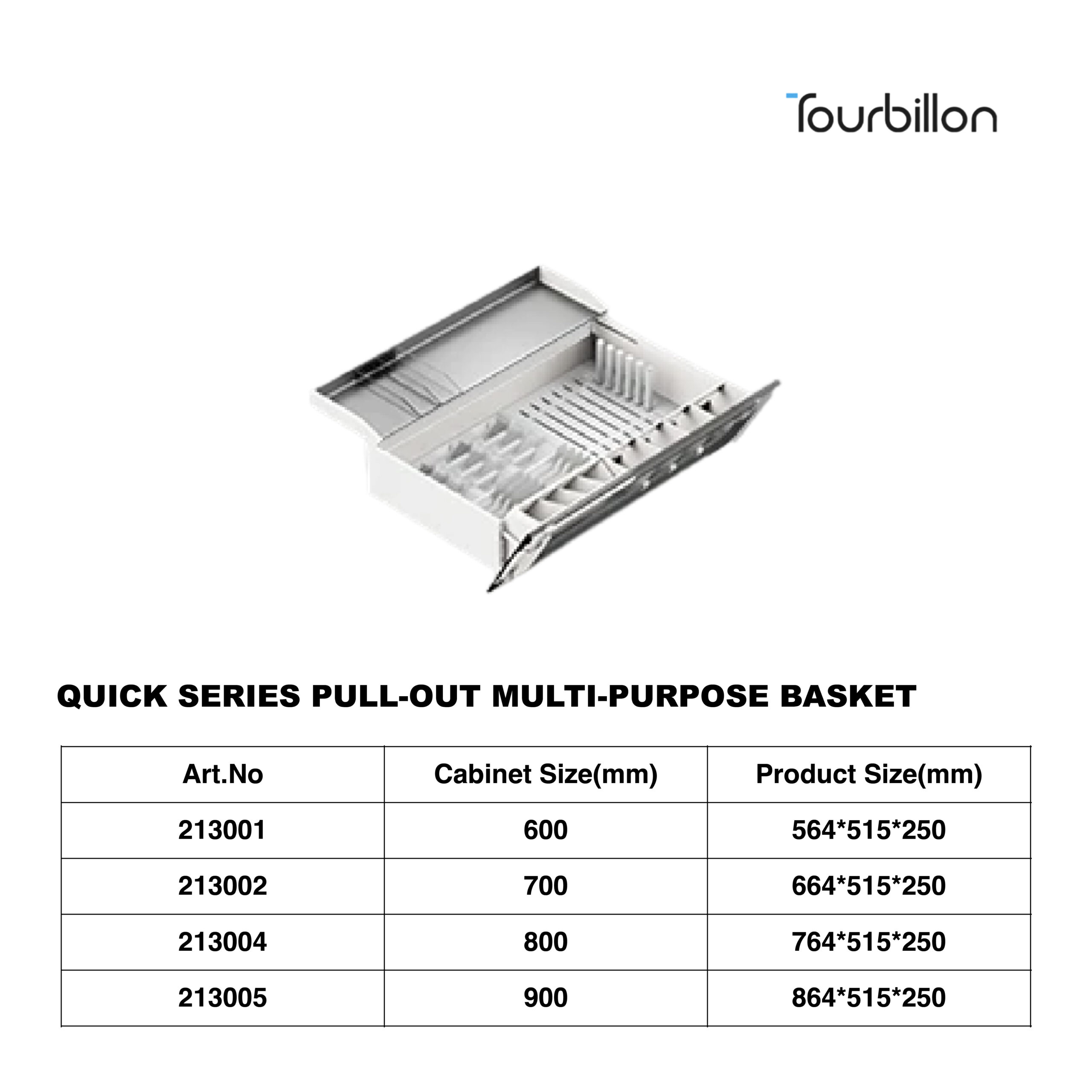 Tourbillon Quick Series Pull-Out Multipurpose basket - Image 2