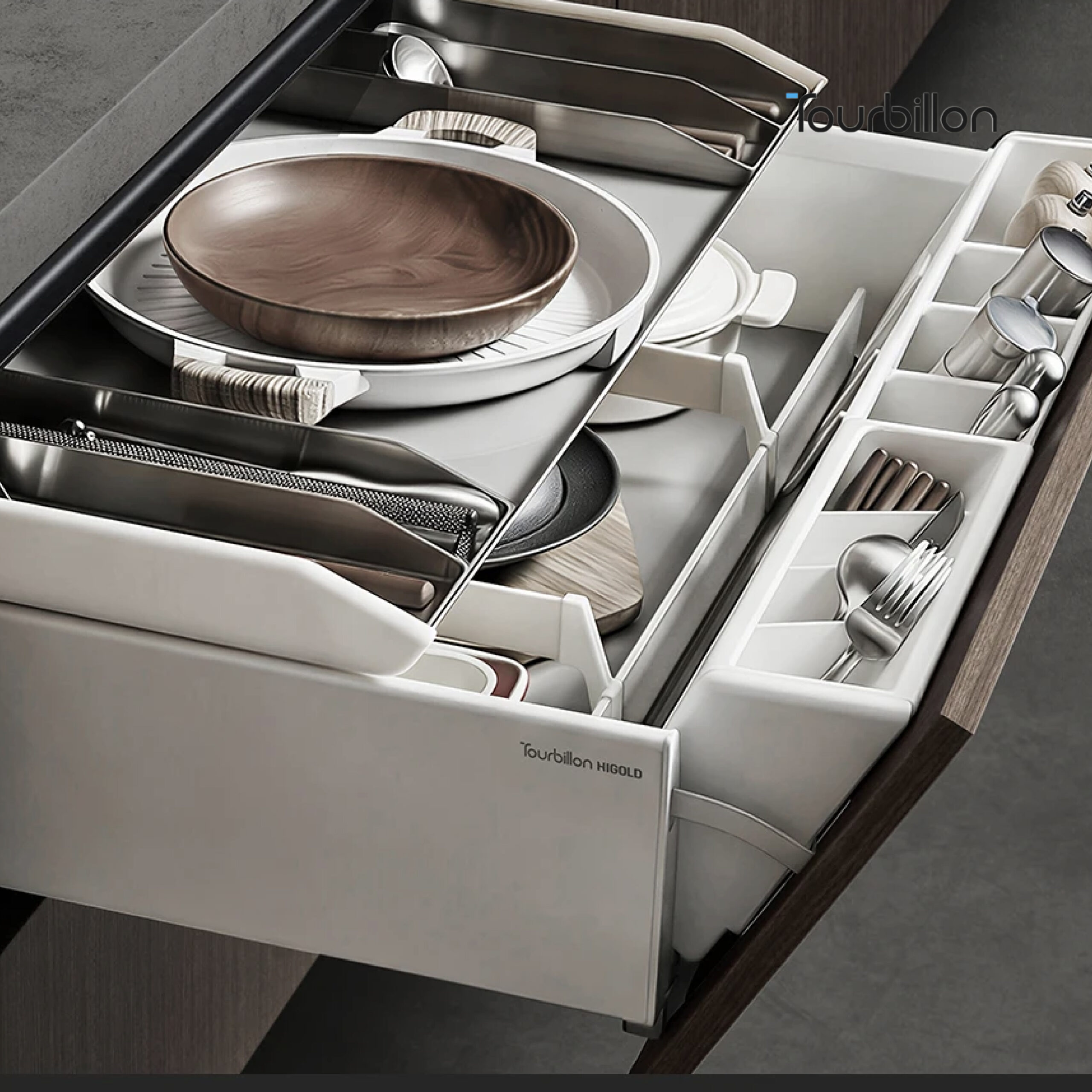 Tourbillon Quick Series Pull-Out Cookware basket - Image 3